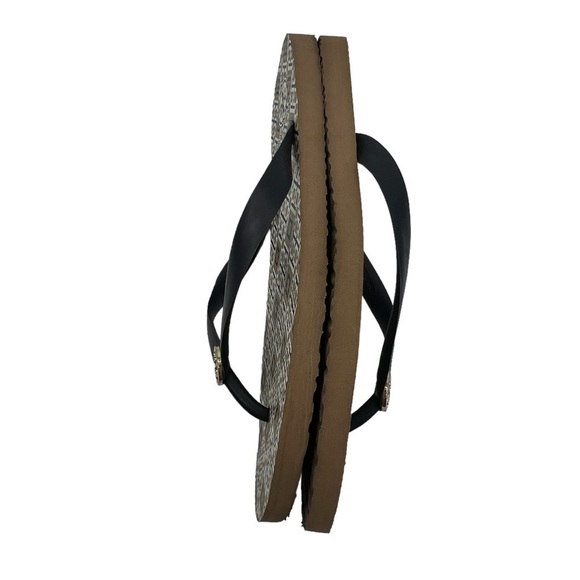 Tory Burch Slip On T-Strap Sandals Size Large - Picture 6 of 8